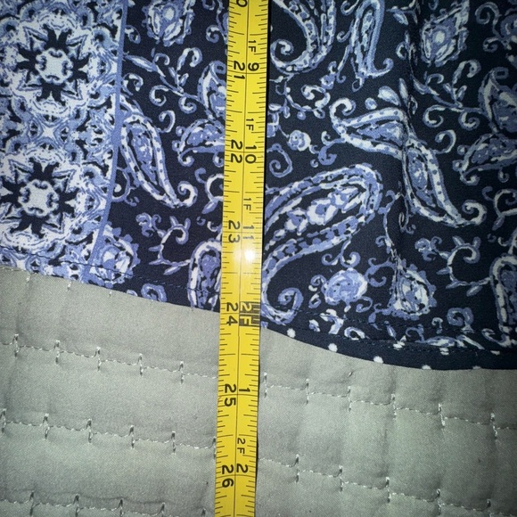 Alex & Lili Boho Patchwork Print Flowy top size Small EUC - Picture 4 of 9